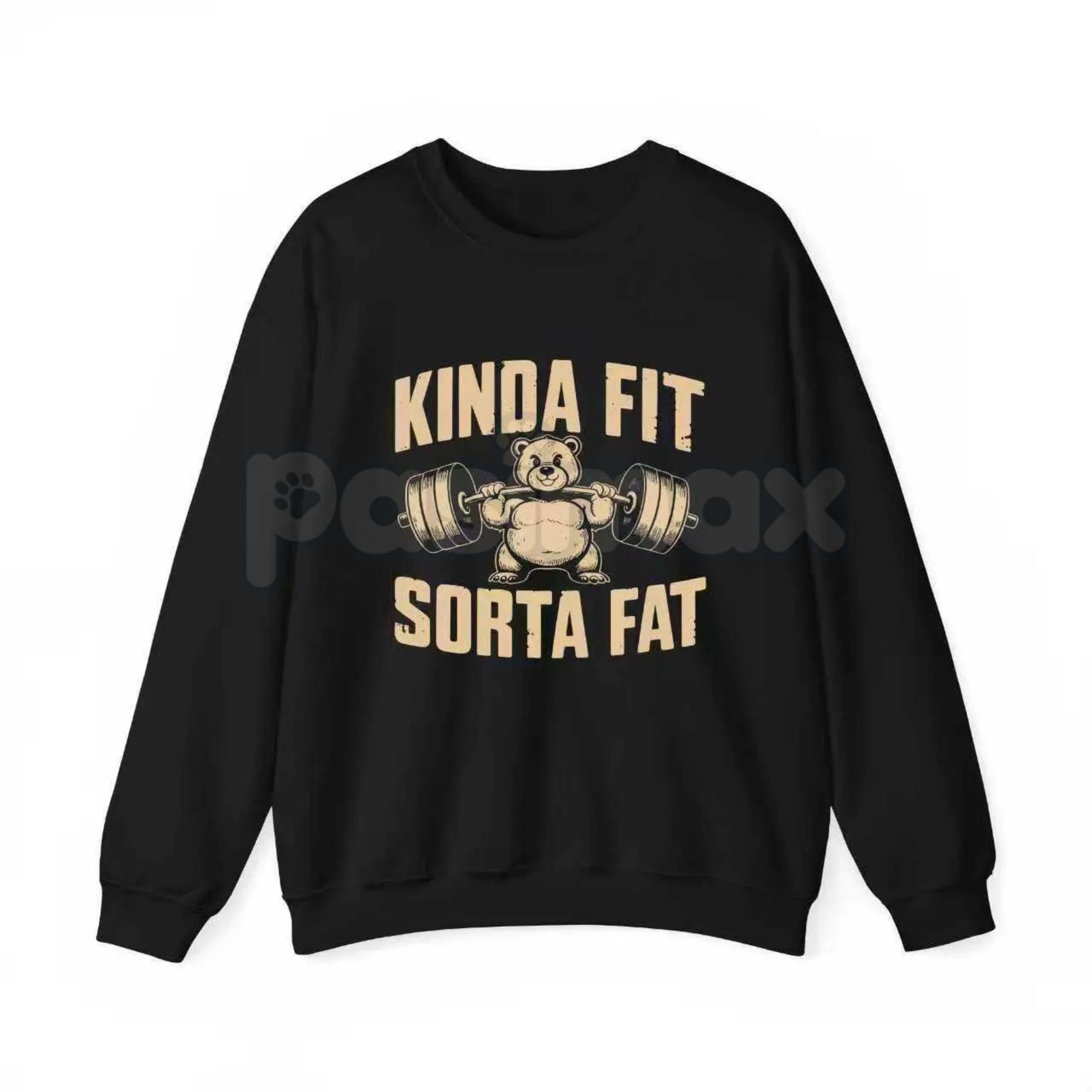 Funny Weightlifting Bear Graphic – Sarcastic Gym Humor Hoodie, Sweatshirt & T-Shirt