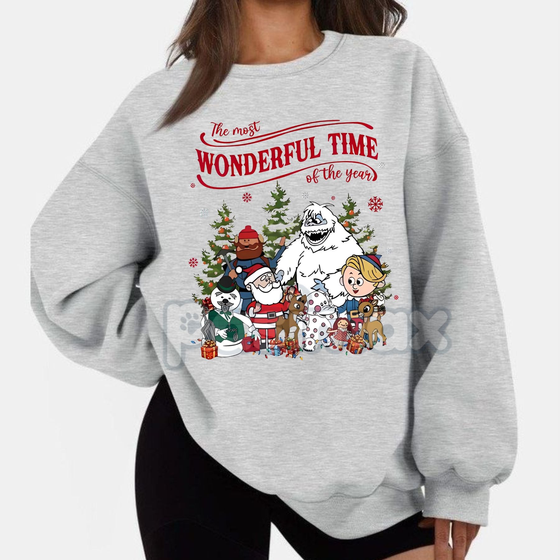 Vintage Rudolph Christmas Sweatshirt – Retro Holiday Crewneck Top