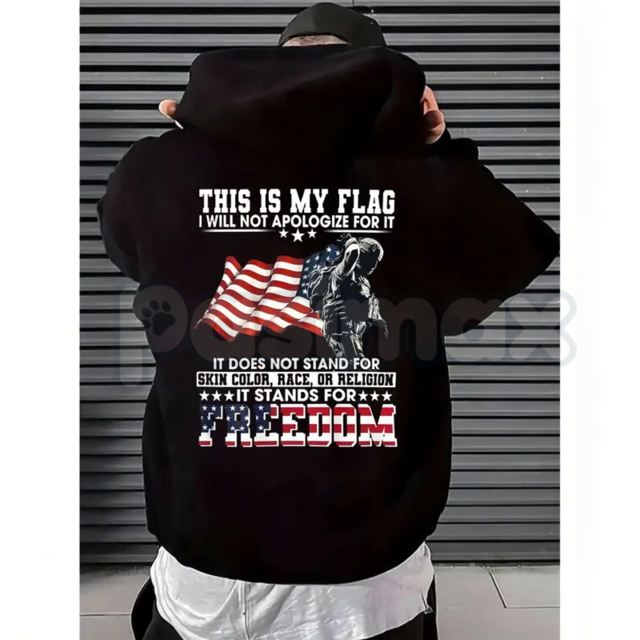Stand for Freedom Shirt – Bold Slogan Graphic Hoodie & Casual Regular Fit Liberty Sweatshirt