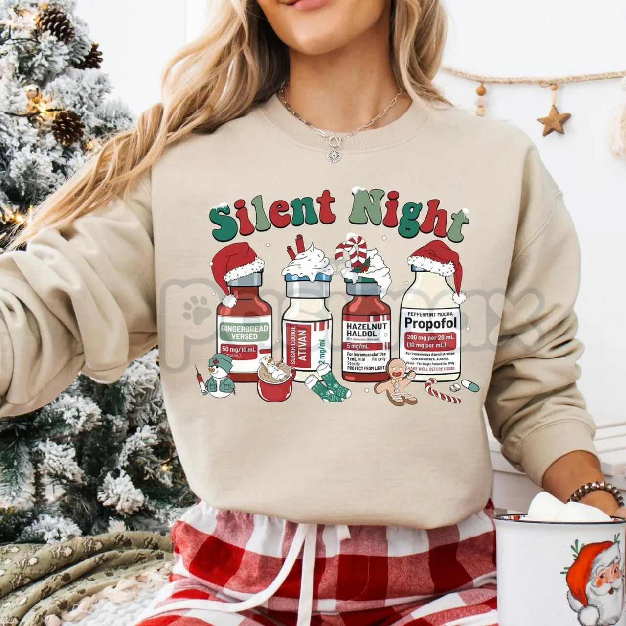 Compassionate Care Nurse Christmas Sweatshirt | 