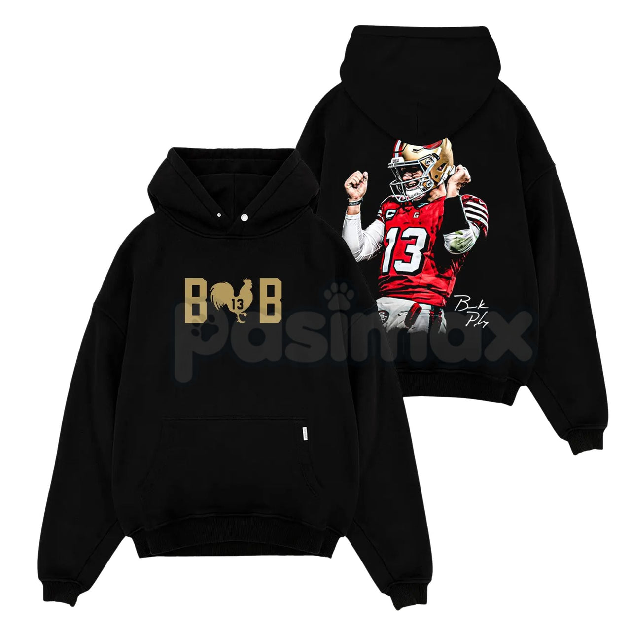 Brock Purdy 13 'Big Cock Brock' For Niner Gang – Funny Game Day Cotton Hoodie, T-Shirt & Sweatshirt