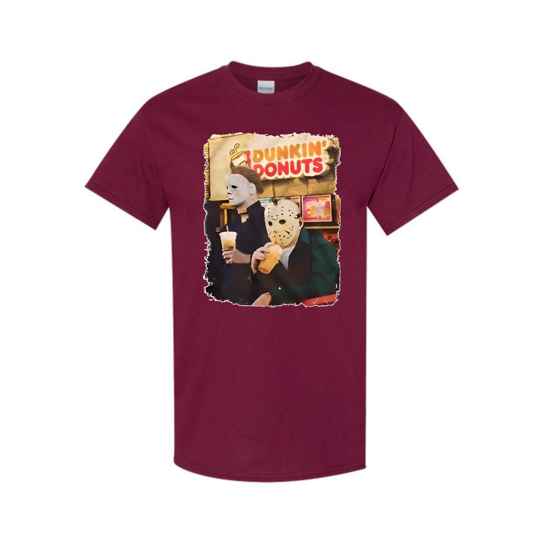 Vintage Horror Cartoon Halloween T-Shirt - Stylish Women's Spooky Top, Retro Gift Idea