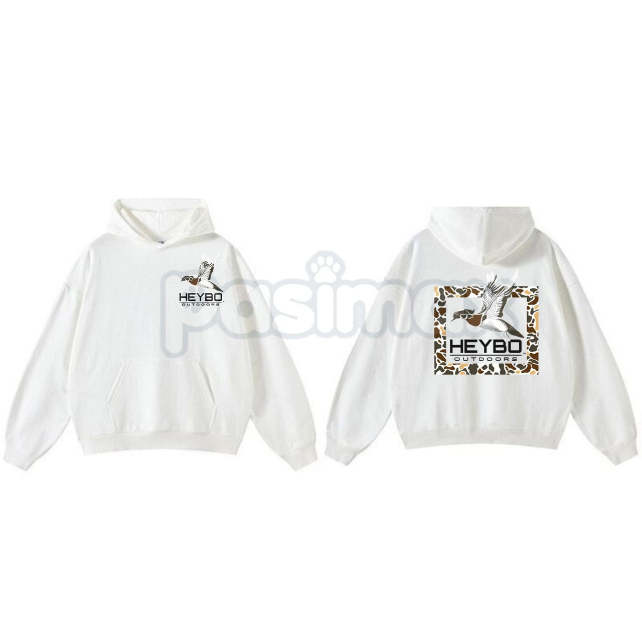 Heybo Outdoors Hoodie – Classic Hunting & Fishing Apparel Pullover, Essential Active Lifestyle Gear, Unisex