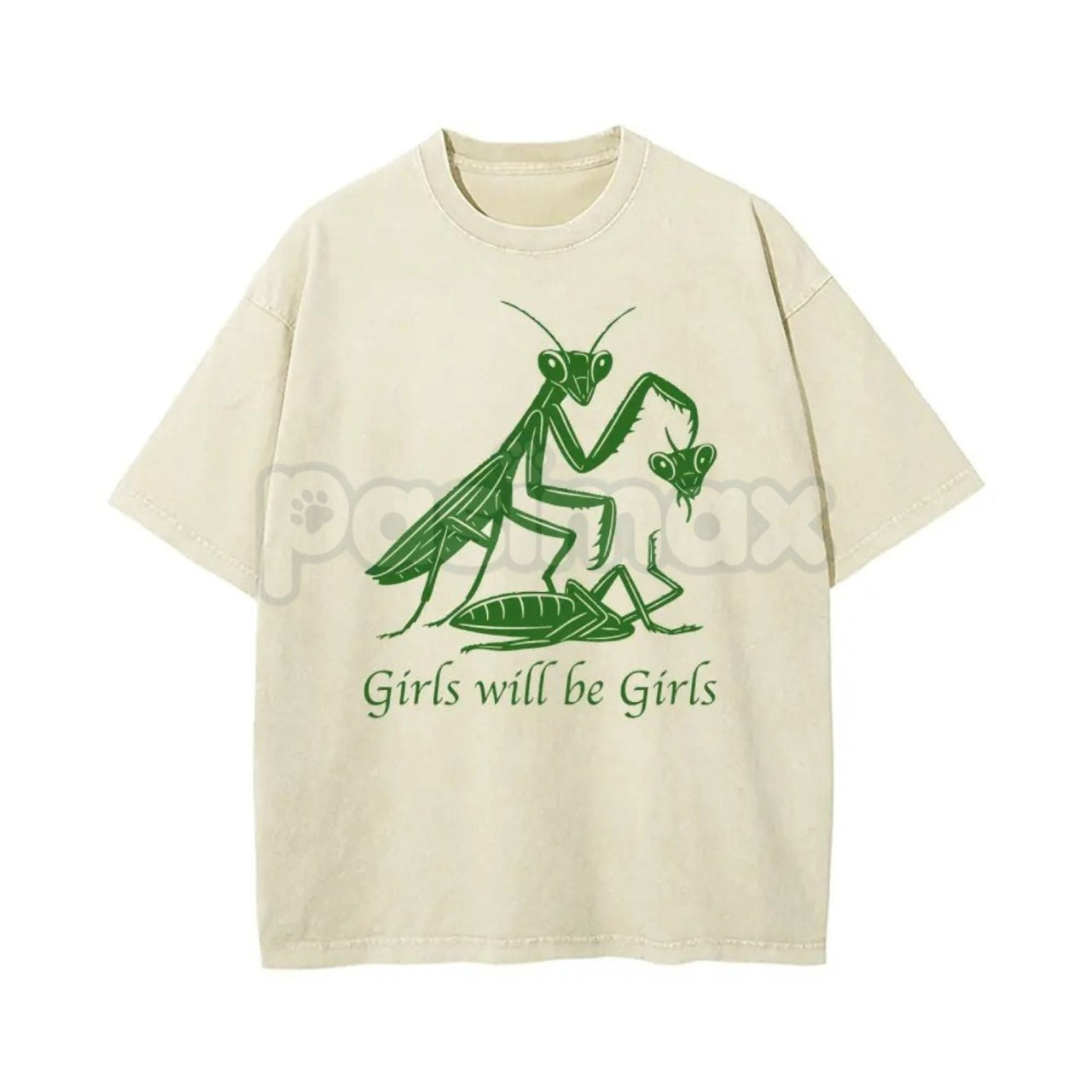 Girls Will Be Girls Oversize Unisex Washed T-Shirt – Trendy Aesthetic Graphic Streetwear Tee