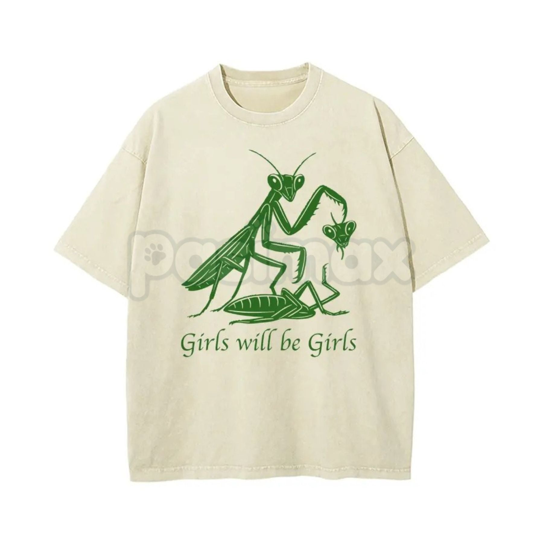 Girls Will Be Girls Oversize Unisex Washed T-Shirt – Trendy Aesthetic Graphic Streetwear Tee