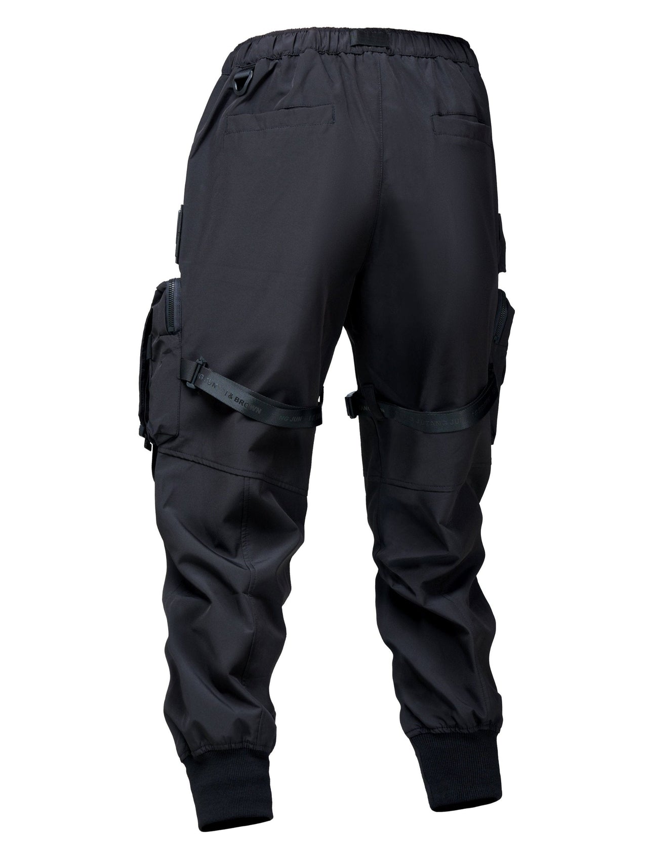 IBP440 Matte Black Paratrooper Joggers