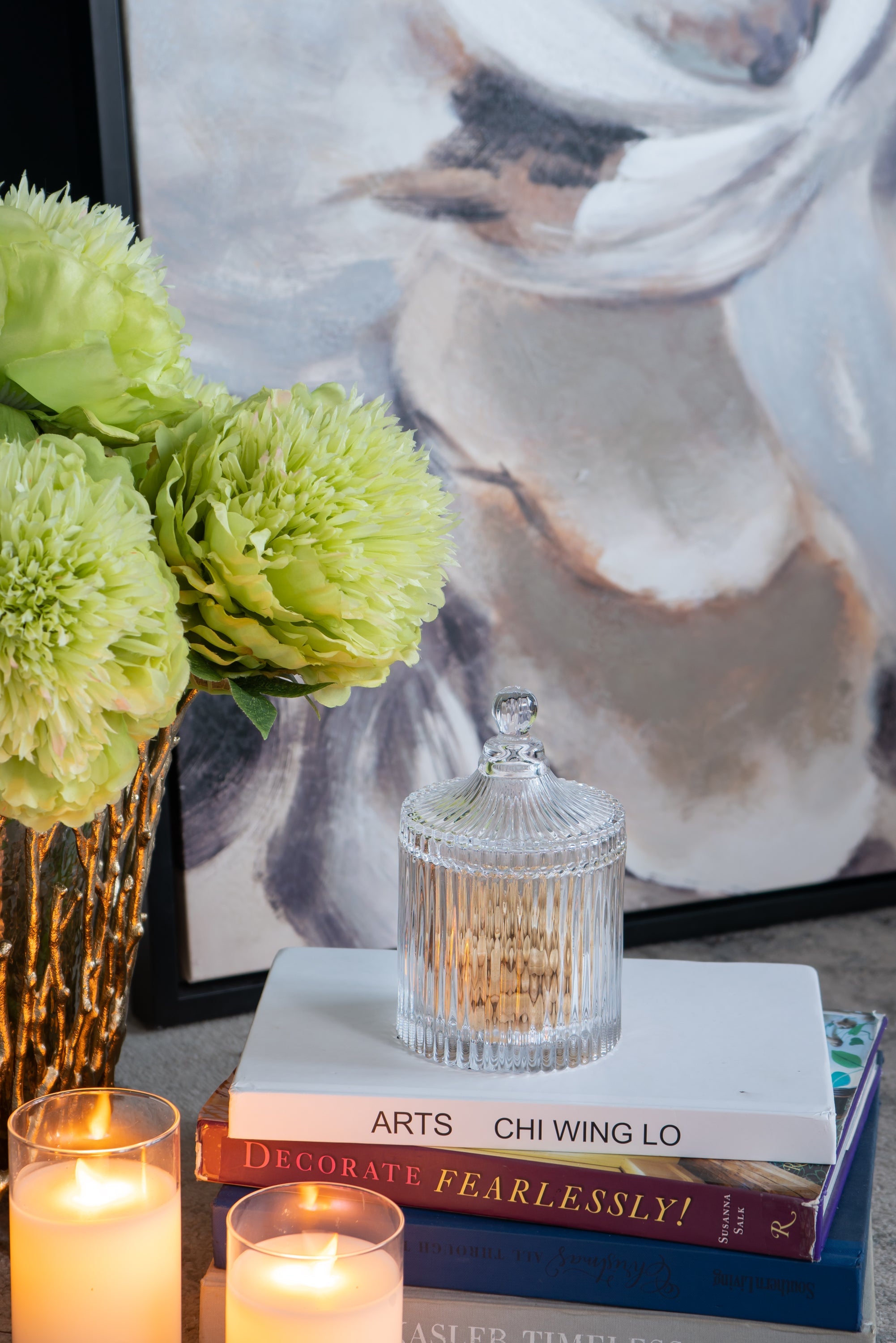 D4x6'Ancell Lidded Glass Jar