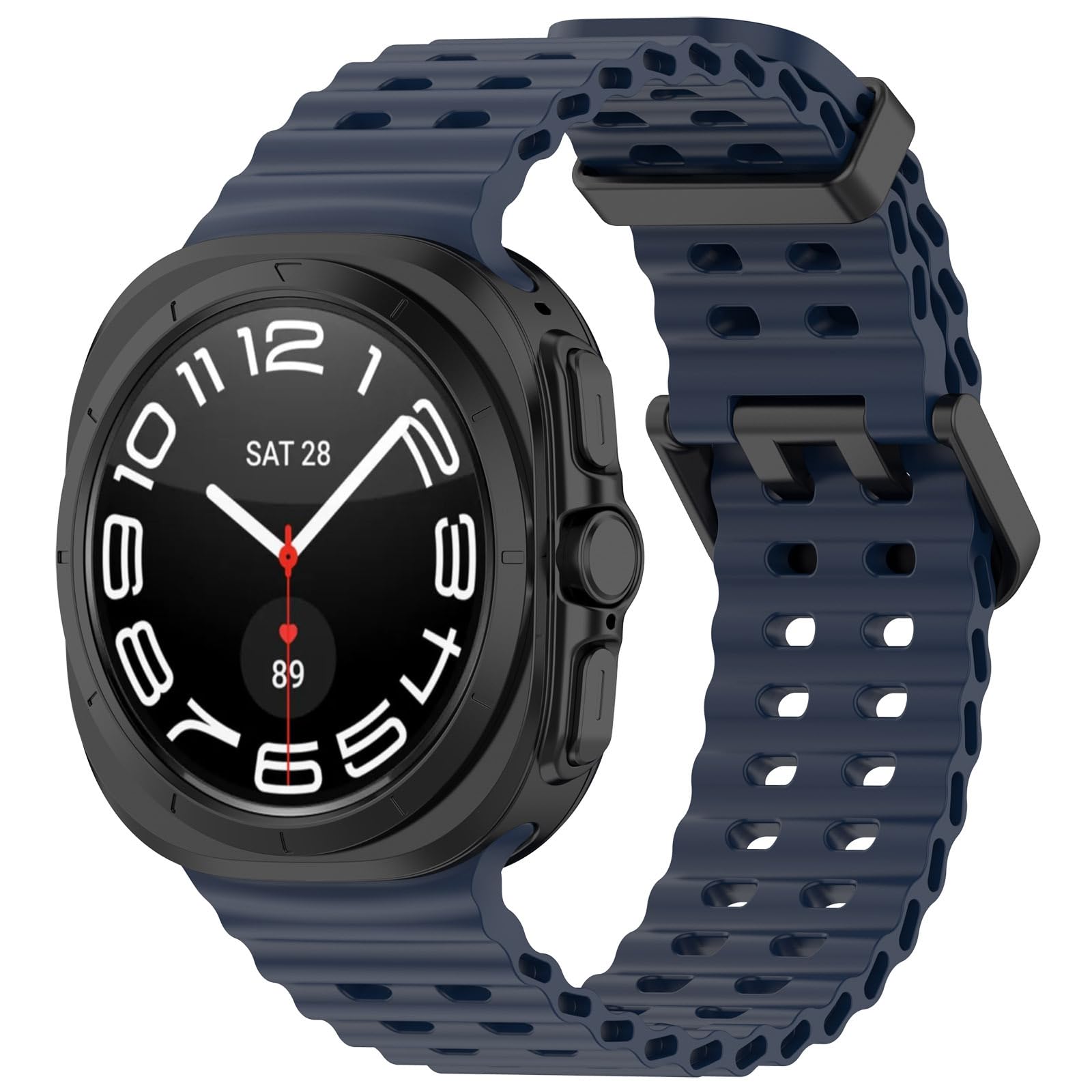 Galaxy Watch Ultra Bands Compatible with Samsung Watch Ultra Band 47mm Silicone Strap for Samsung Watch Ultra 47mm Watch Bands Women Men Replacement Accessory fit Samsung Galaxy Watch Ultra Band