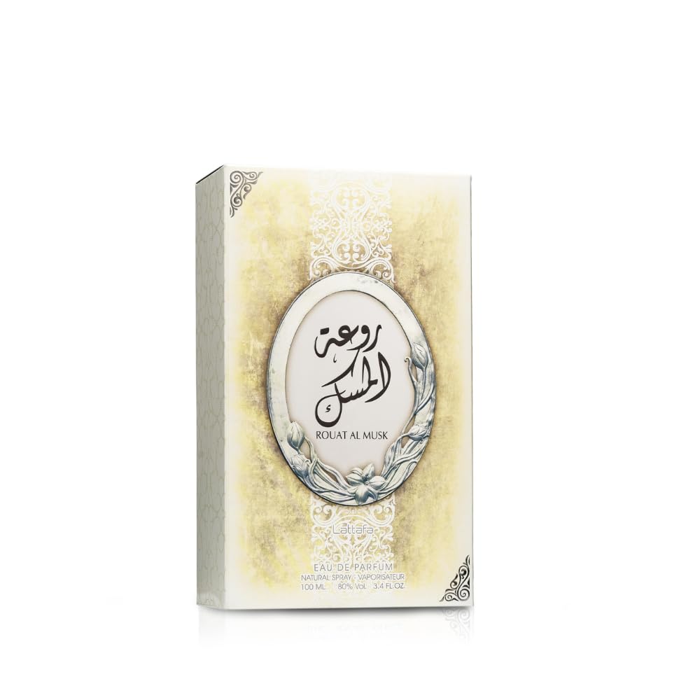 Lattafa Rouat Al Musk by Lattafa Eau De Parfum Spray (Unisex) 3.4 oz (Women)