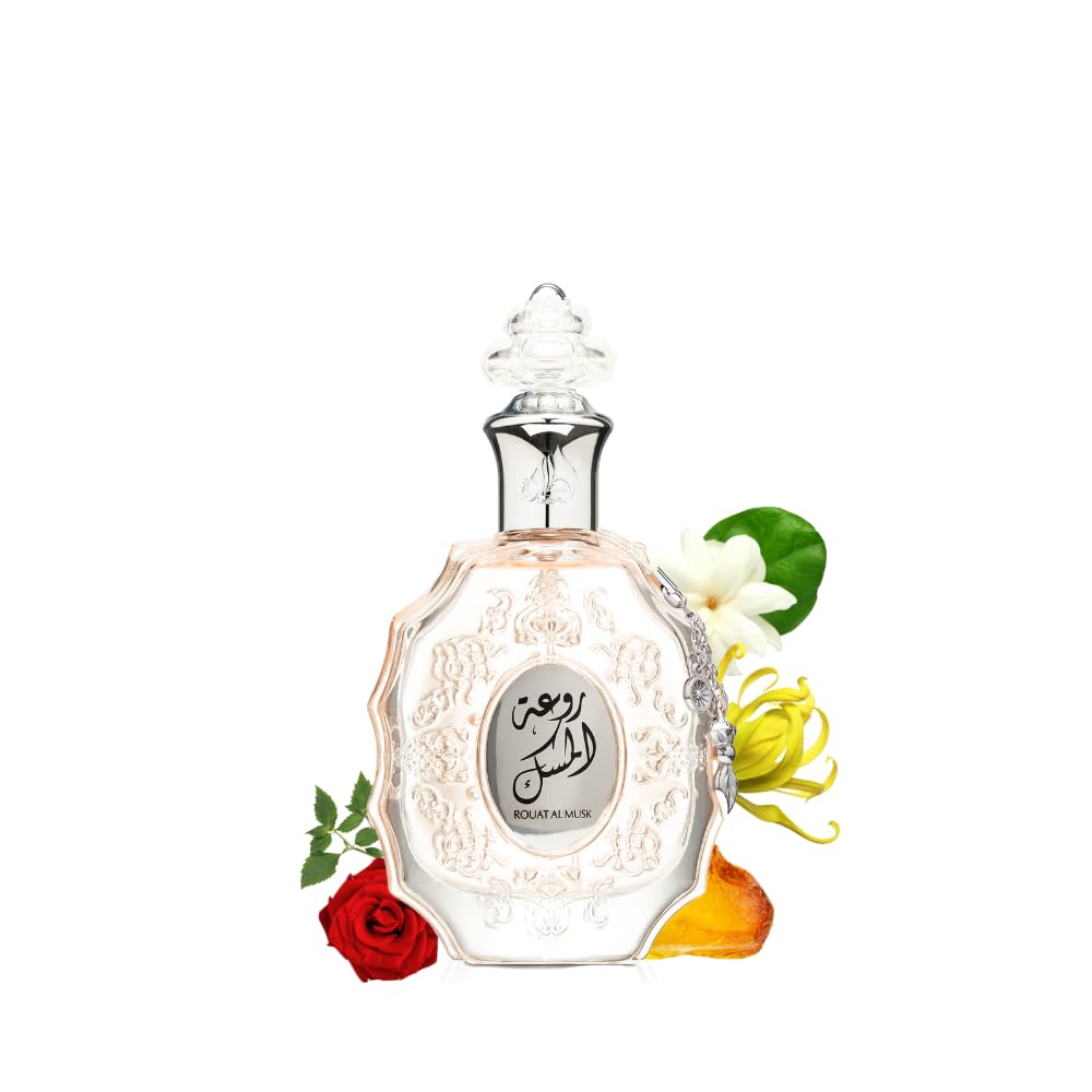 Lattafa Rouat Al Musk by Lattafa Eau De Parfum Spray (Unisex) 3.4 oz (Women)