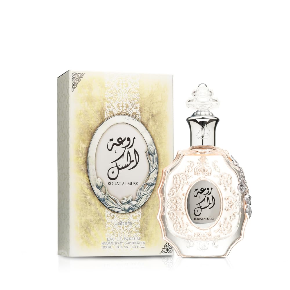 Lattafa Rouat Al Musk by Lattafa Eau De Parfum Spray (Unisex) 3.4 oz (Women)