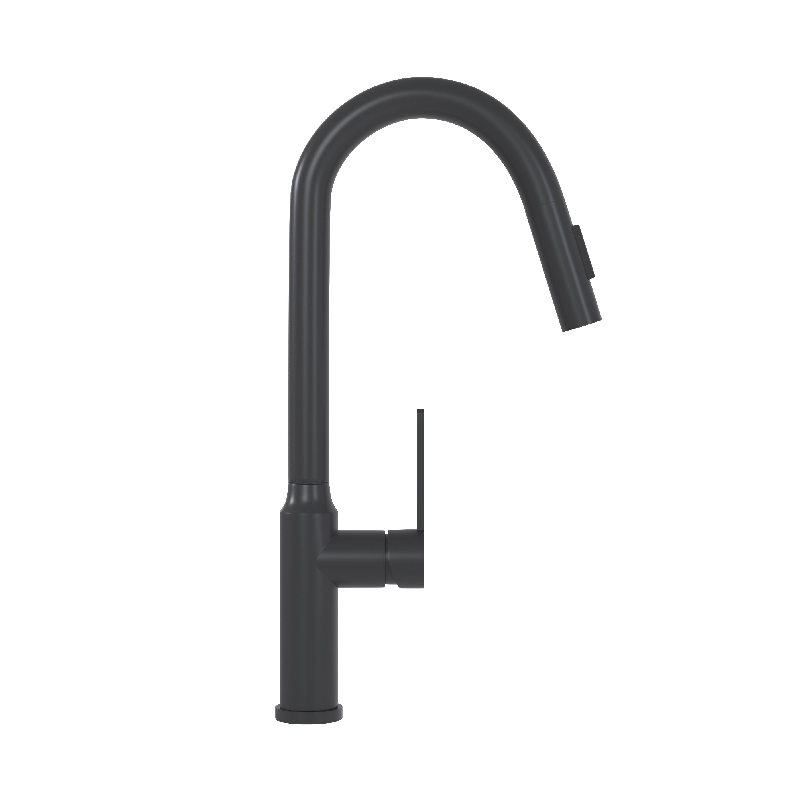 Bothwa Home 18.83' CUPC Certified Pull-down Kitchen Faucet (Matt Black Finish)