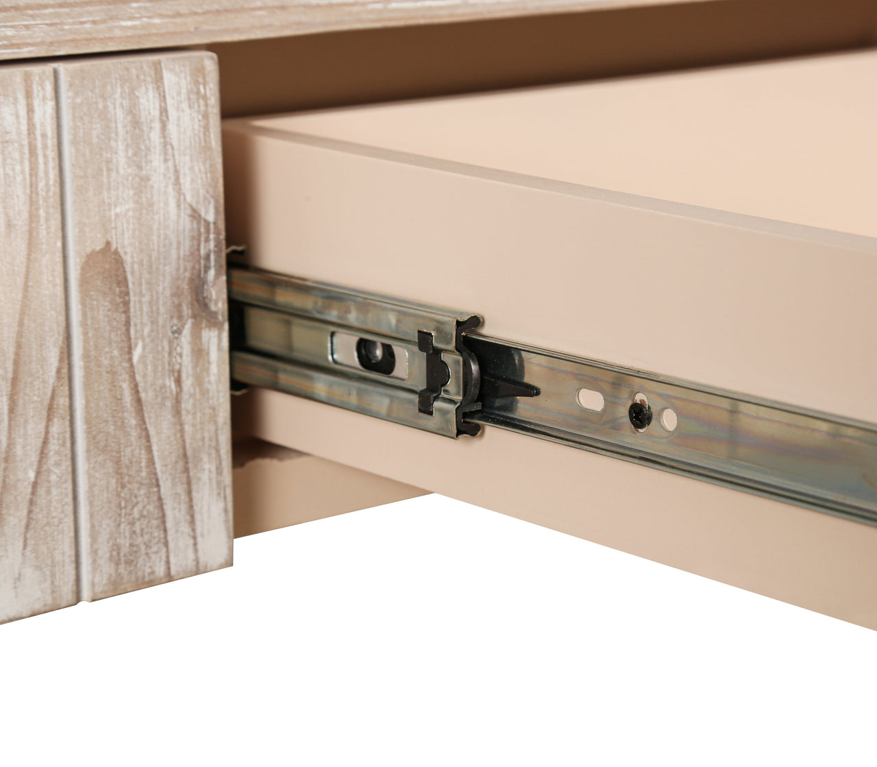 59'' Vintage Crafted Entryway Table,Two Hidden Handle Drawers,Farmhouse Console Table ,Easy Assembly,for Entrance & Dinning Room & Living Room & Hallway (Natural Wood)