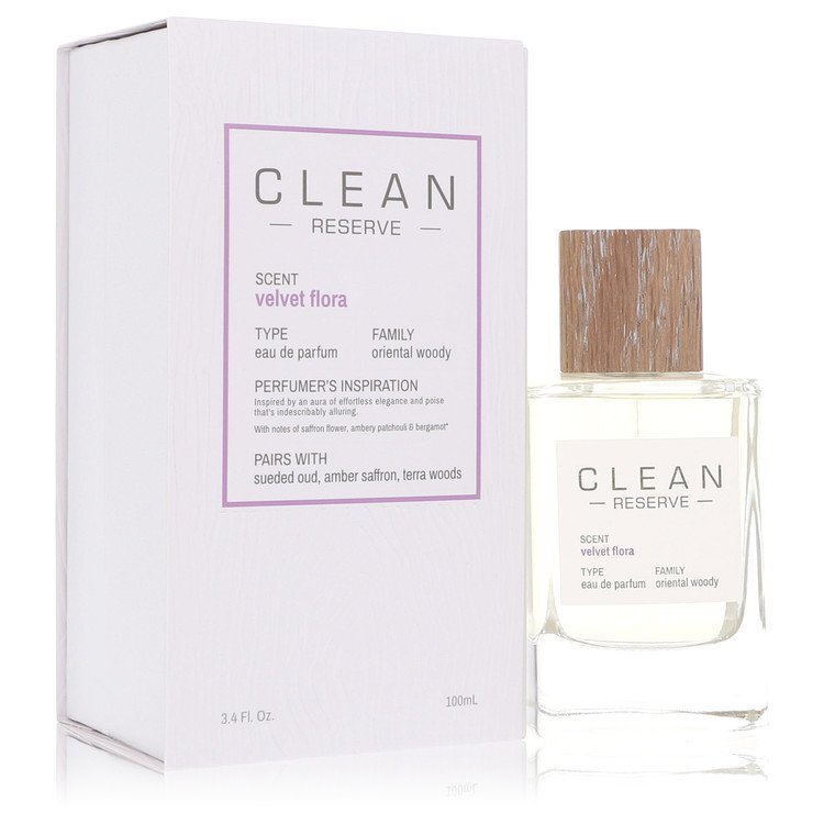 Clean Reserve Velvet Flora Eau de Parfum Spray 3.4 oz for Women