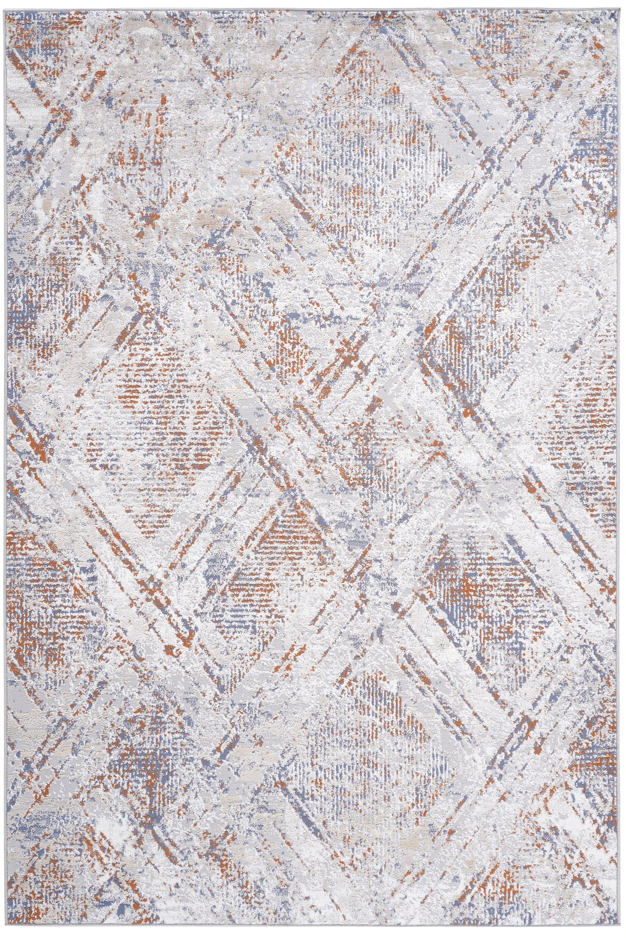 NAAR PAYAS Collection 5X7 Beige / Geometric Area Rug