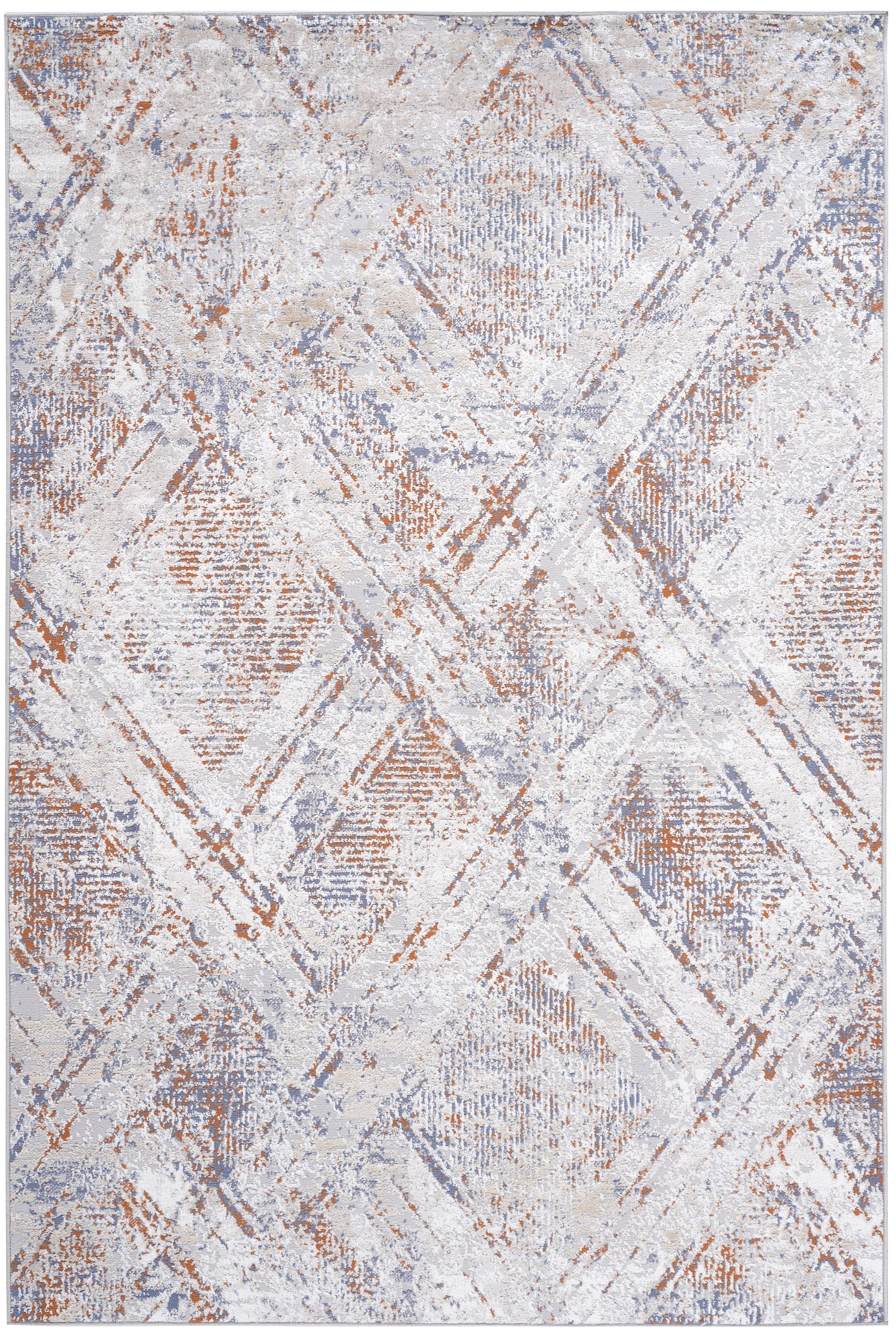 NAAR PAYAS Collection 5X7 Beige / Geometric Area Rug