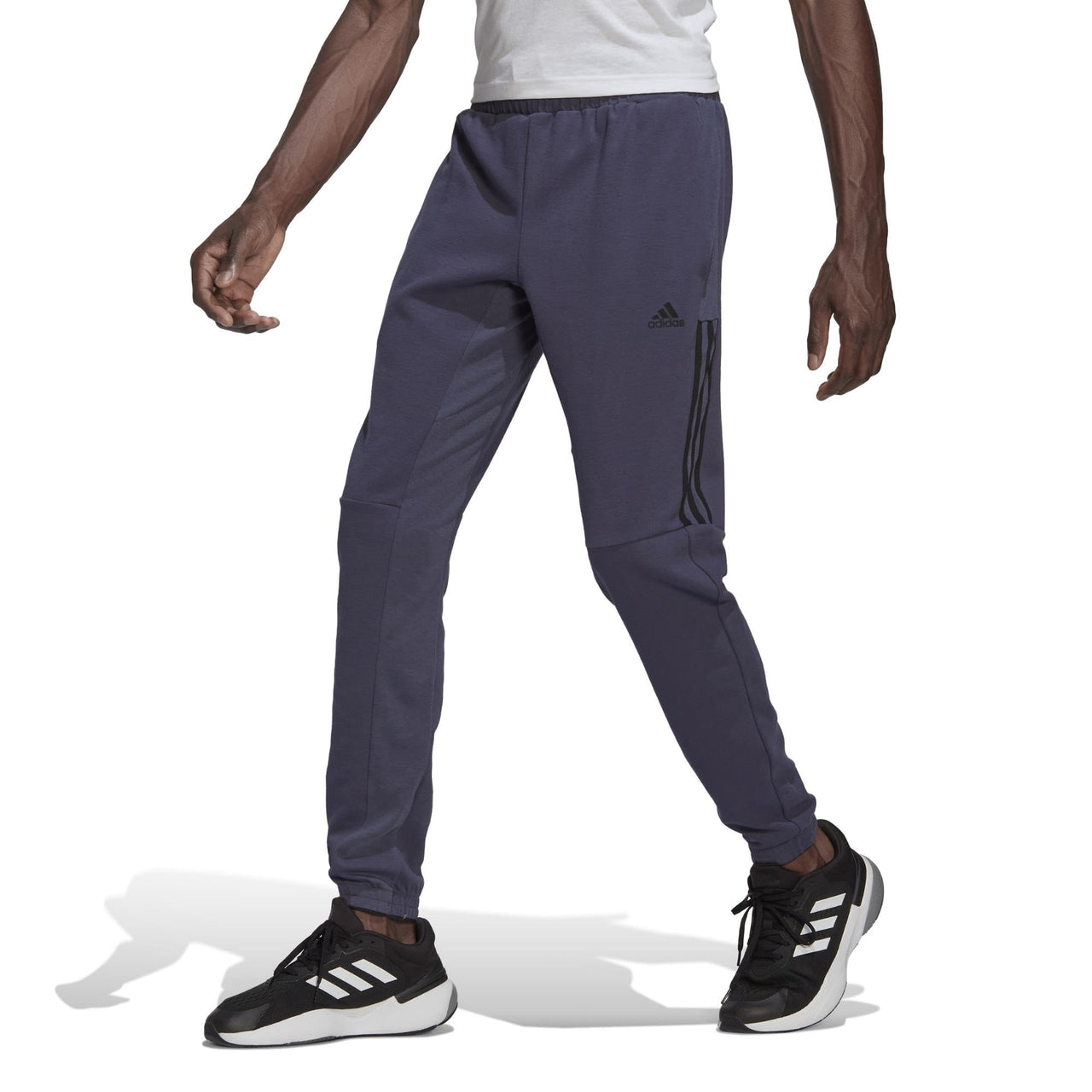 adidas Mens AEROREADY Yoga Pants Shadow Navy/Black Large