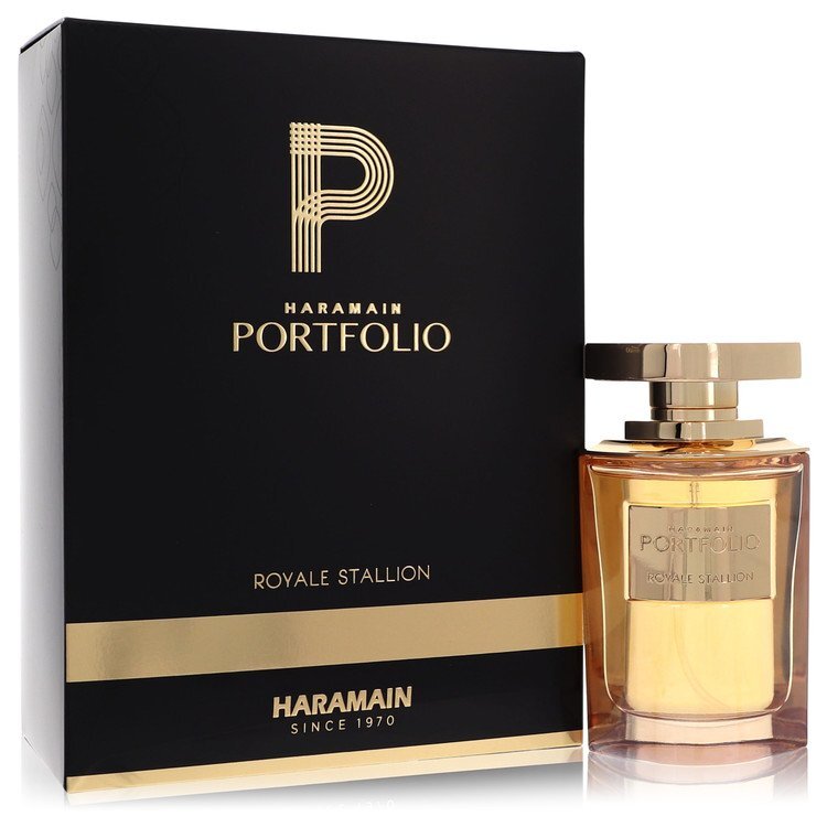 Al Haramain Portfolio Royale Stallion Eau de Parfum Spray 2.5 oz for Men