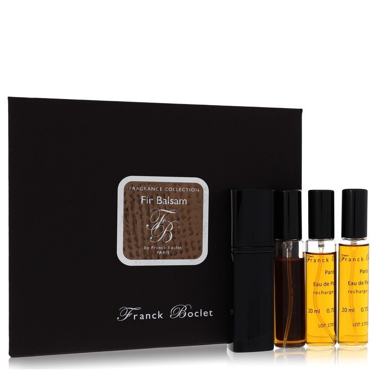 Franck Boclet Fir Balsam EDP Four 20ml Travel Sprays 2.4 oz for Men