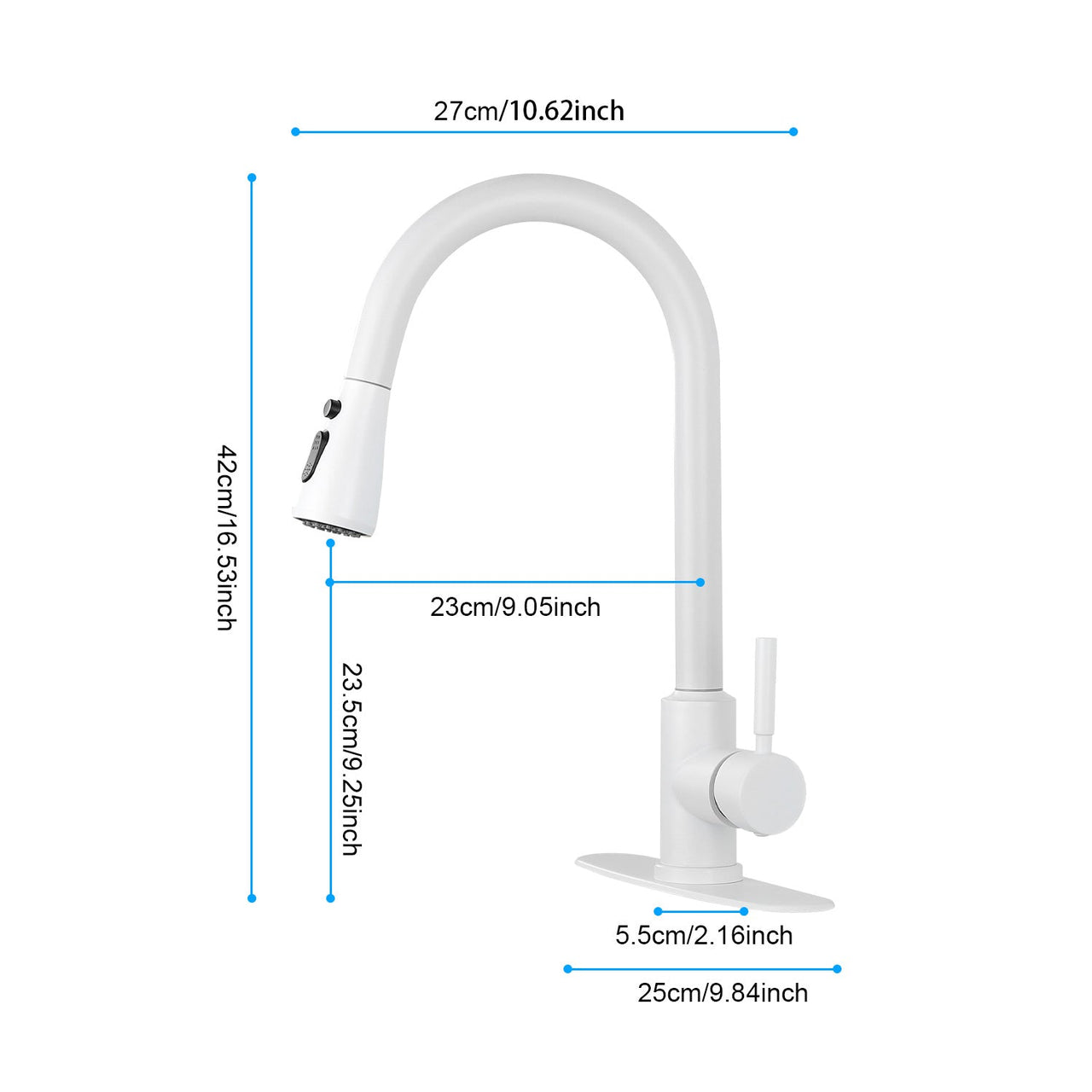 Kitchen Faucet with Pull Out Spraye