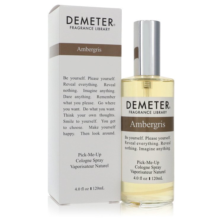 Demeter Ambergris Pick Me Up Cologne Spray 4 oz for Unisex
