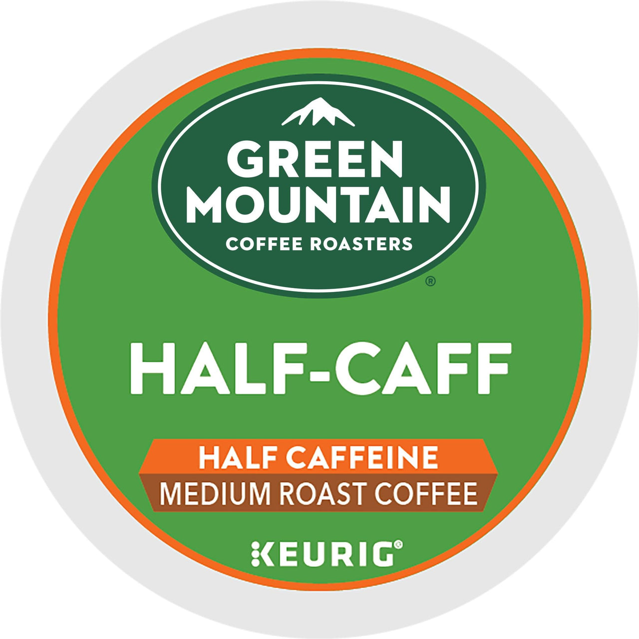 Green Mountain Coffee Roasters Half Caff Coffee, Keurig Single-Serve K-Cup pods, Medium Roast, 24 Count