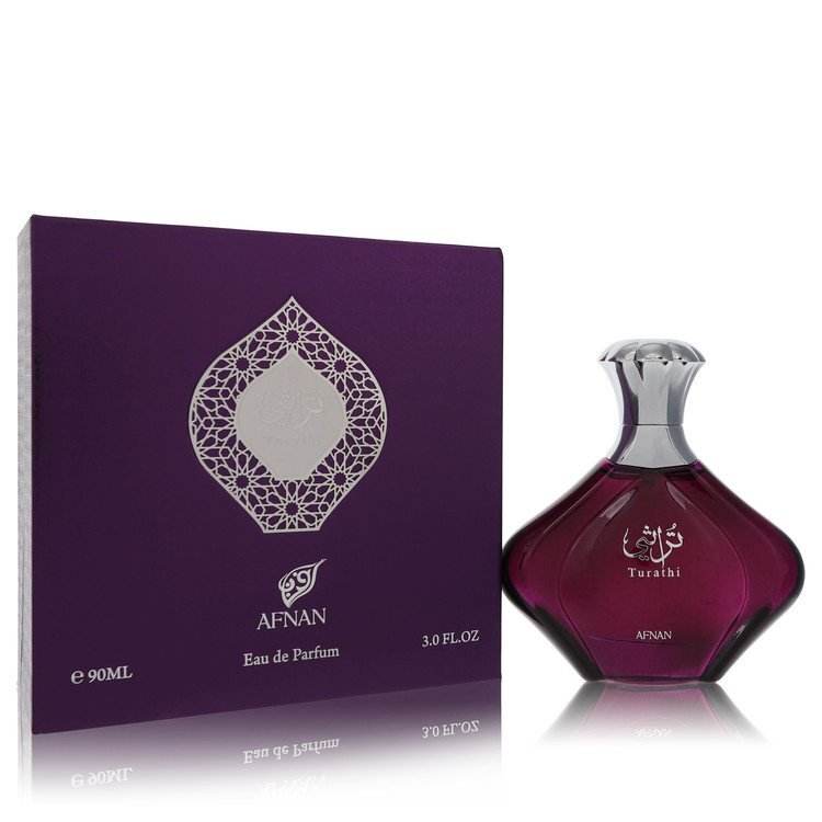 Afnan Turathi Purple Eau de Parfum Spray 3 oz for Women