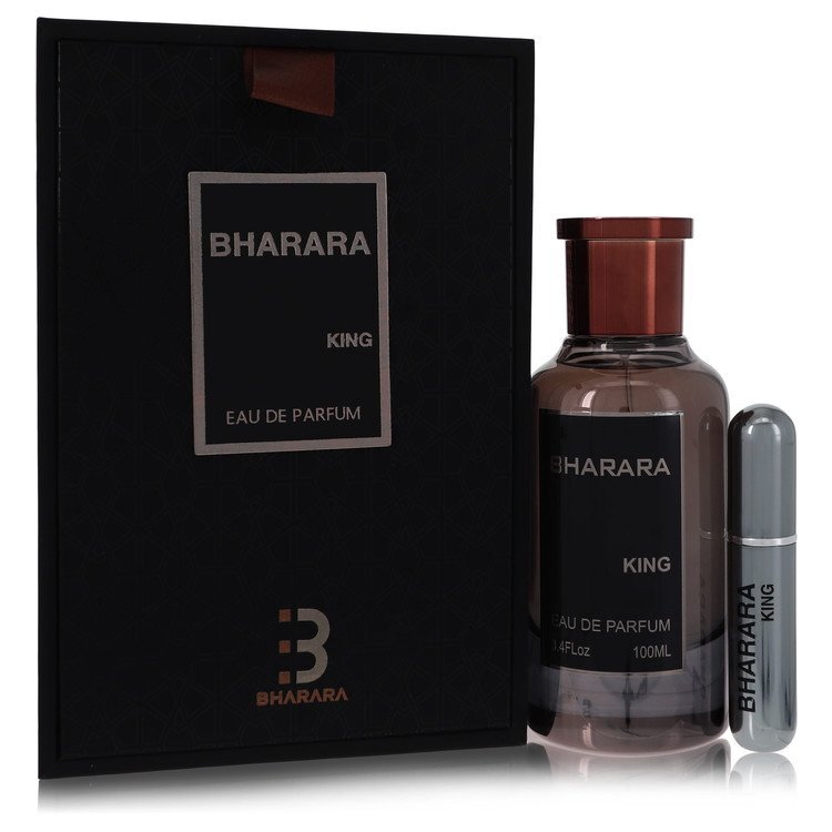 Bharara King Eau de Parfum Spray + Refillable Travel Spray 3.4 oz for Men