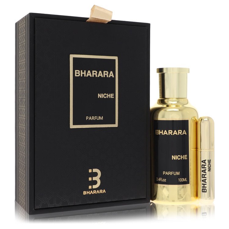 Bharara Niche Eau de Parfum Spray + Refillable Travel Spray 3.4 oz for Men