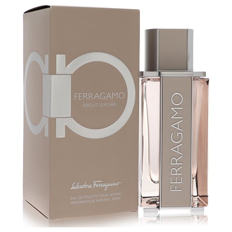 Salvatore Ferragamo Bright Leather by Salvatore Ferragamo Eau De Toilette Spray 3.4 oz (Men)