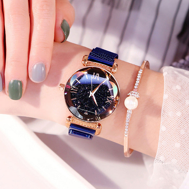 Star watch steel belt watch ladies casual watch (See size chart where applicable)