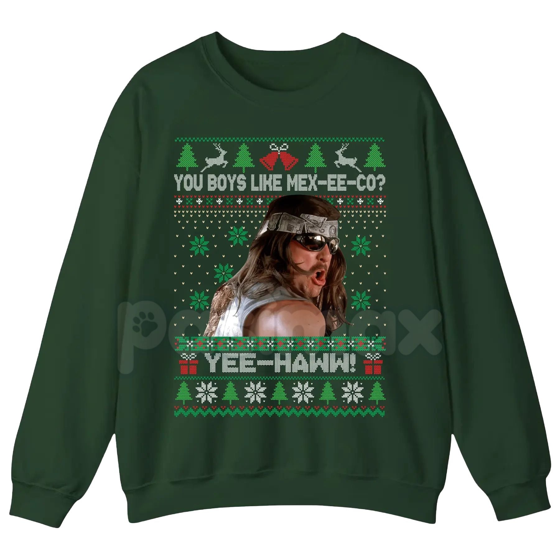 You Boys Like Mexico? Super Troopers Ugly Sweatshirt | Steve Lemme Movie Quote Christmas Crewneck | Funny Cult Comedy Jumper