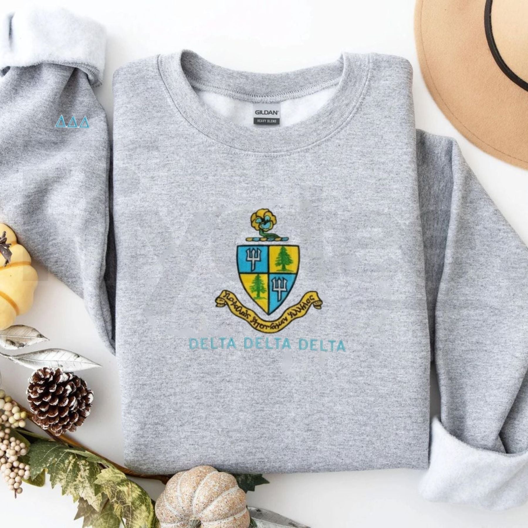 Custom Embroidered Sorority Sweatshirt – Elevated Greek Life Apparel & Sisterhood Gift