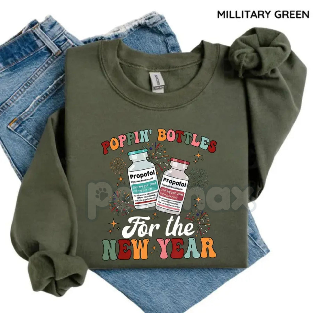 ICU Nurse New Year 2026 Sweatshirt | Critical Care Nursing Holiday Jumper | Registered Nurse NYE 2026 Crewneck | Funny Healthcare Gift
