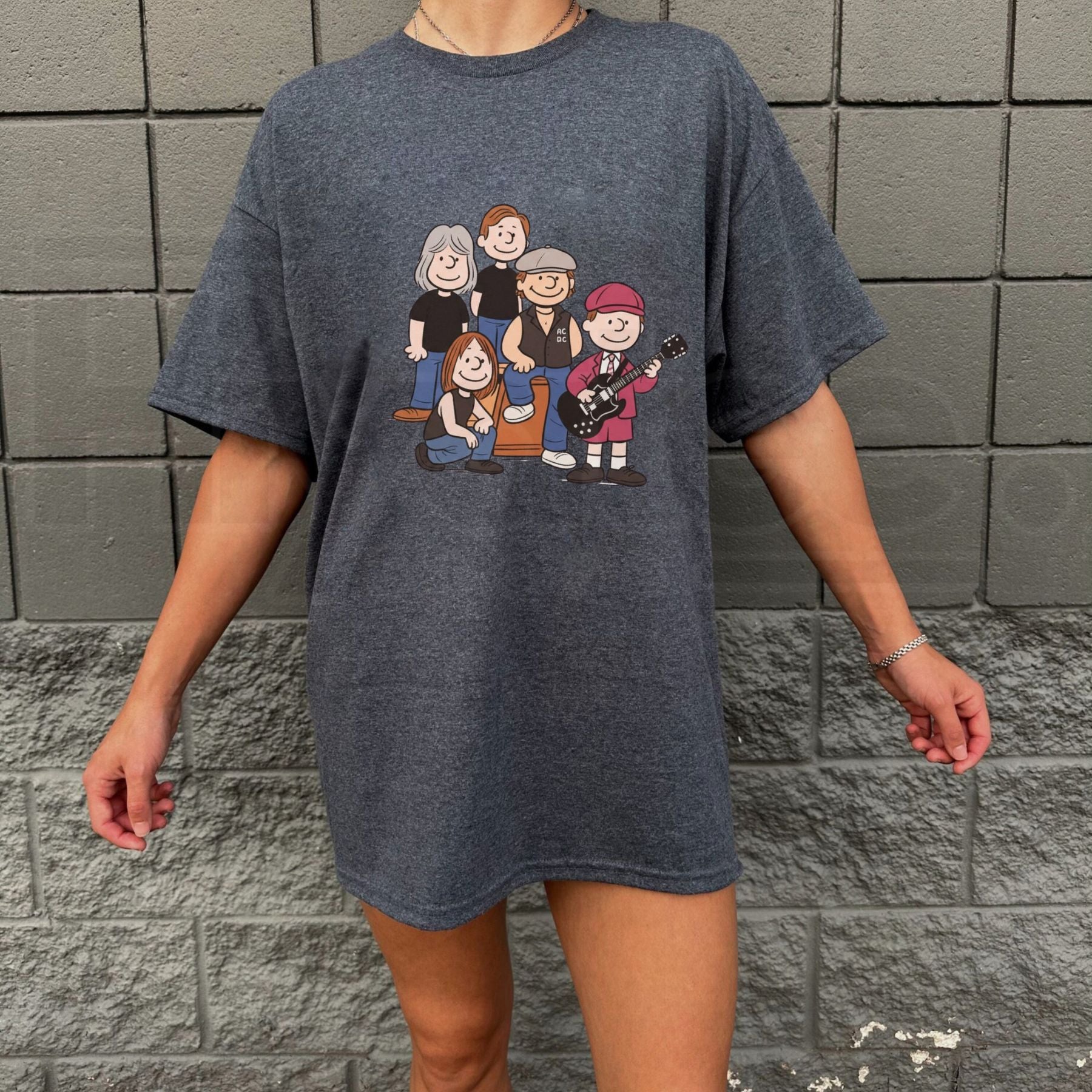 Vintage Aesthetic Rockband T-Shirt – 90s Rock Music Fashion Cotton Tee