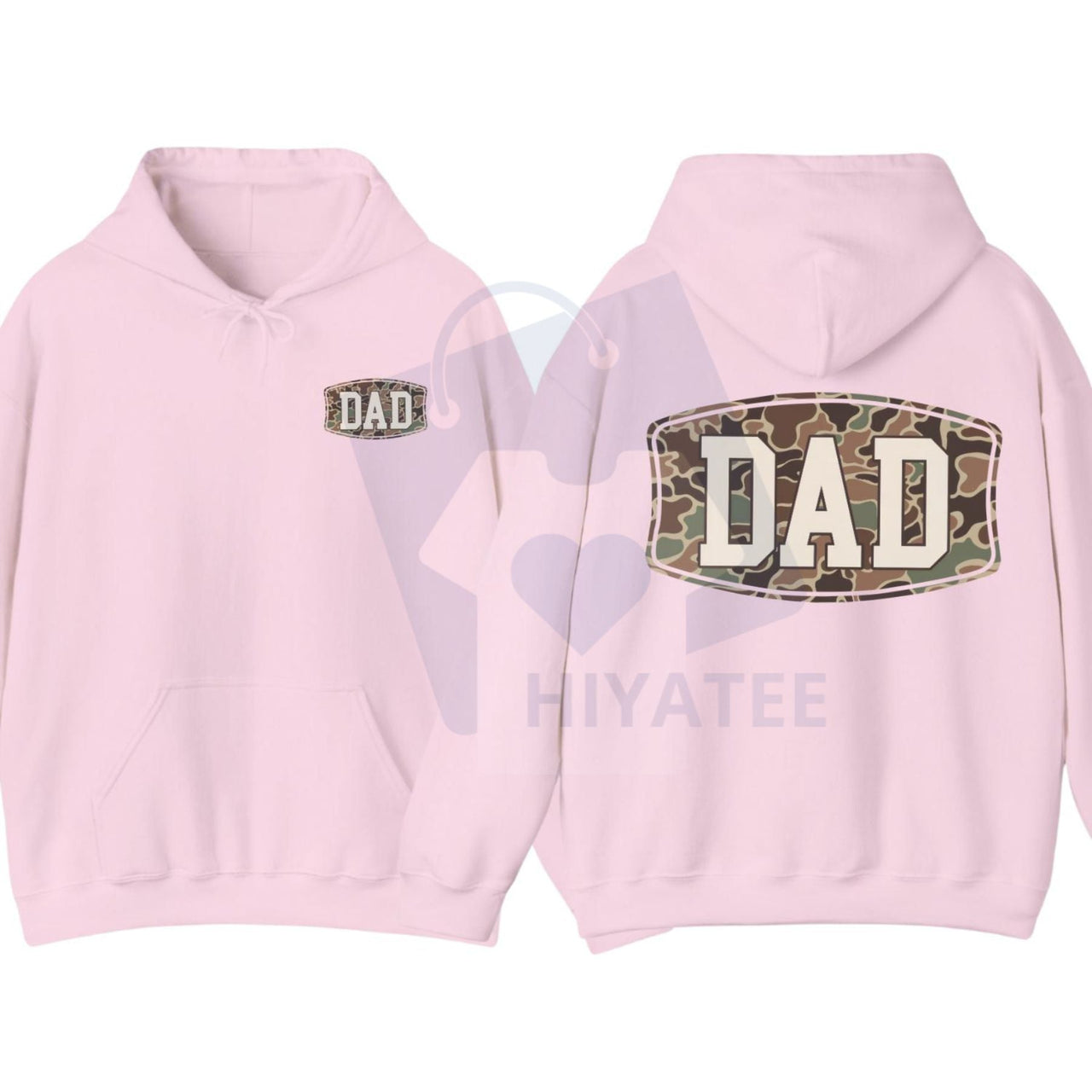 Camo Dad 2-Sided Hoodie – Funny Camouflage Graphic Pullover