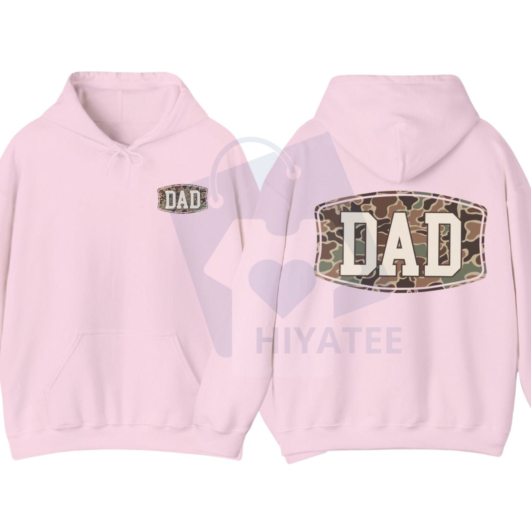 Camo Dad 2-Sided Hoodie – Funny Camouflage Graphic Pullover