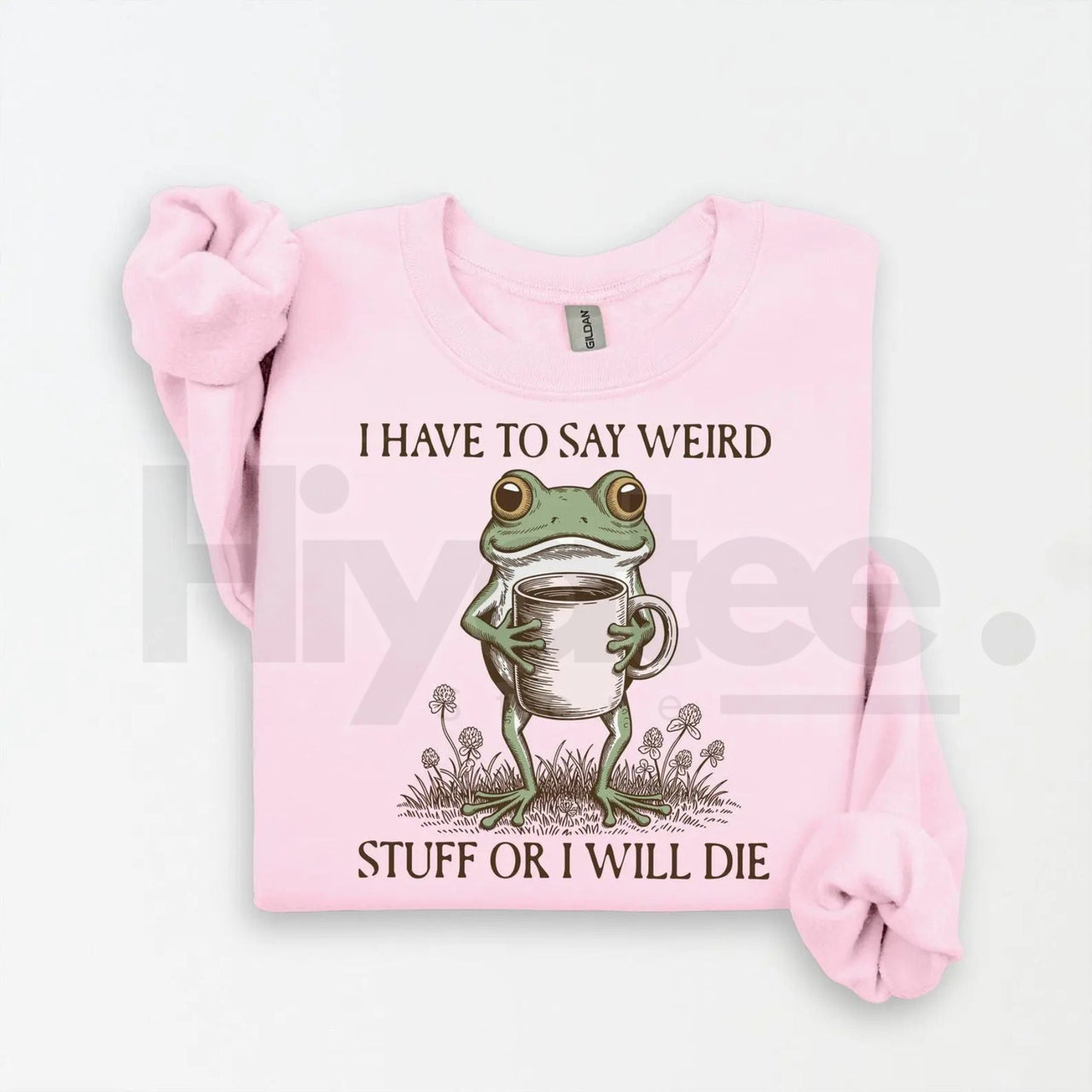 Funny Frog Sweatshirt: 