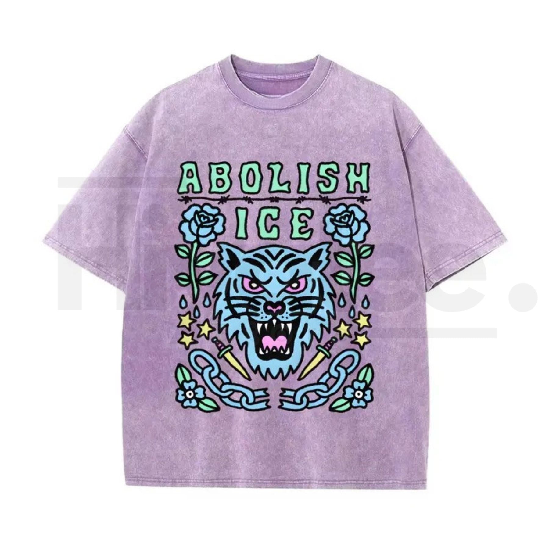 Statement Graphic Vintage Washed T-Shirt – Bold Satirical Cotton Unisex Tee