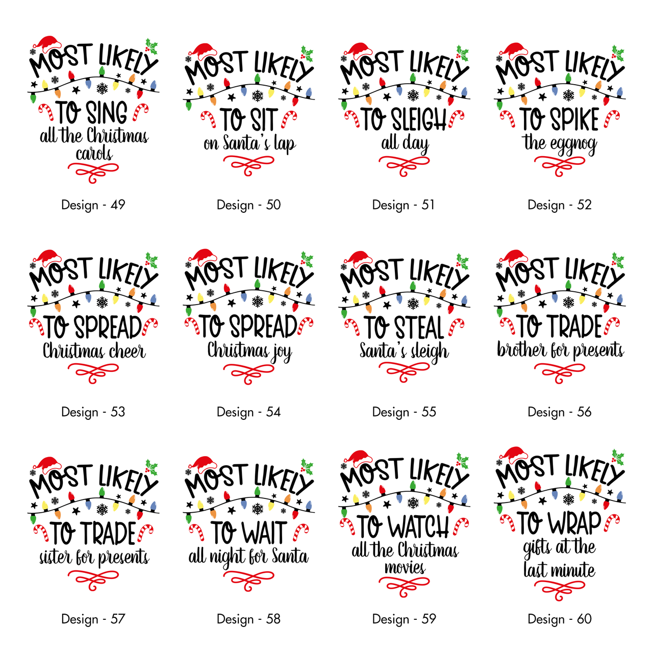 Most Likely To Christmas Family Tees For Holiday Memories And Cozy Gatherings Comfort Colors Tee