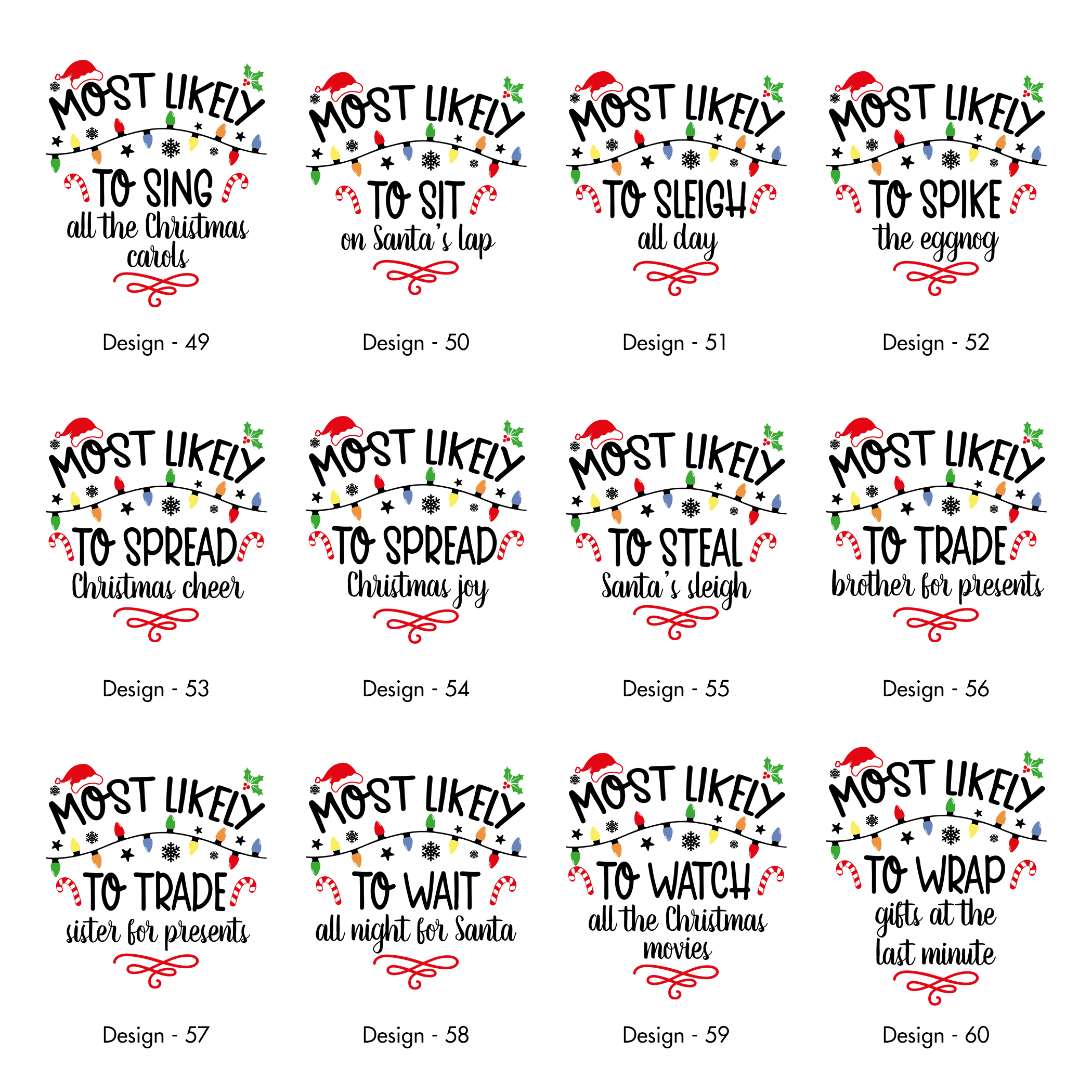 Most Likely To Christmas Family Tees For Holiday Memories And Cozy Gatherings Comfort Colors Tee
