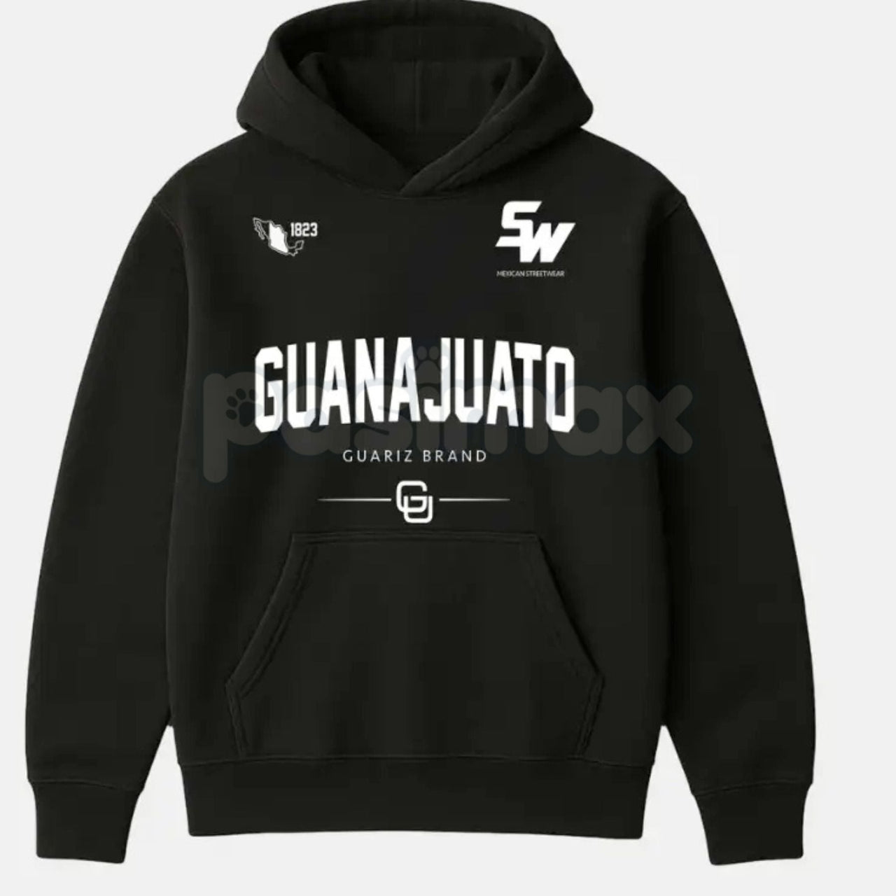 MX STREETWEAR STATE Hoodie – Custom State Pride Pullover, Mexican Culture & Streetwear Graphic Apparel, Unisex