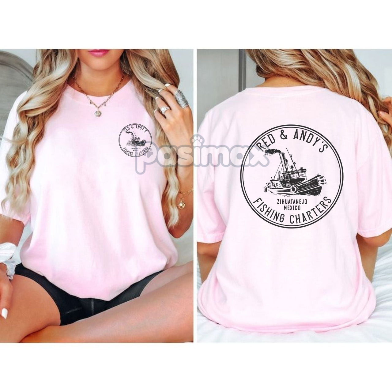 Andy and Red's Boat Repair T-Shirt - Shawshank Redemption Movie Graphic, Zihuatanejo Mexico Fan Tee
