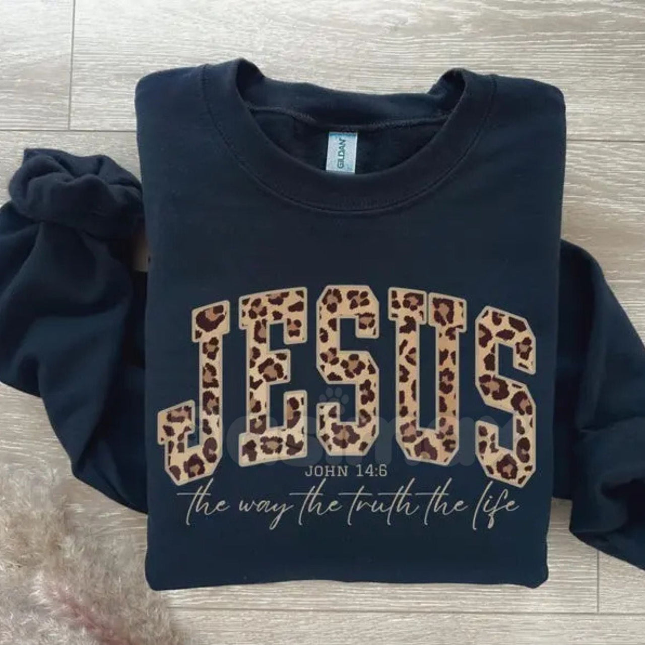 Christian Jesus Sweatshirt – Walk by Faith Religious Crewneck