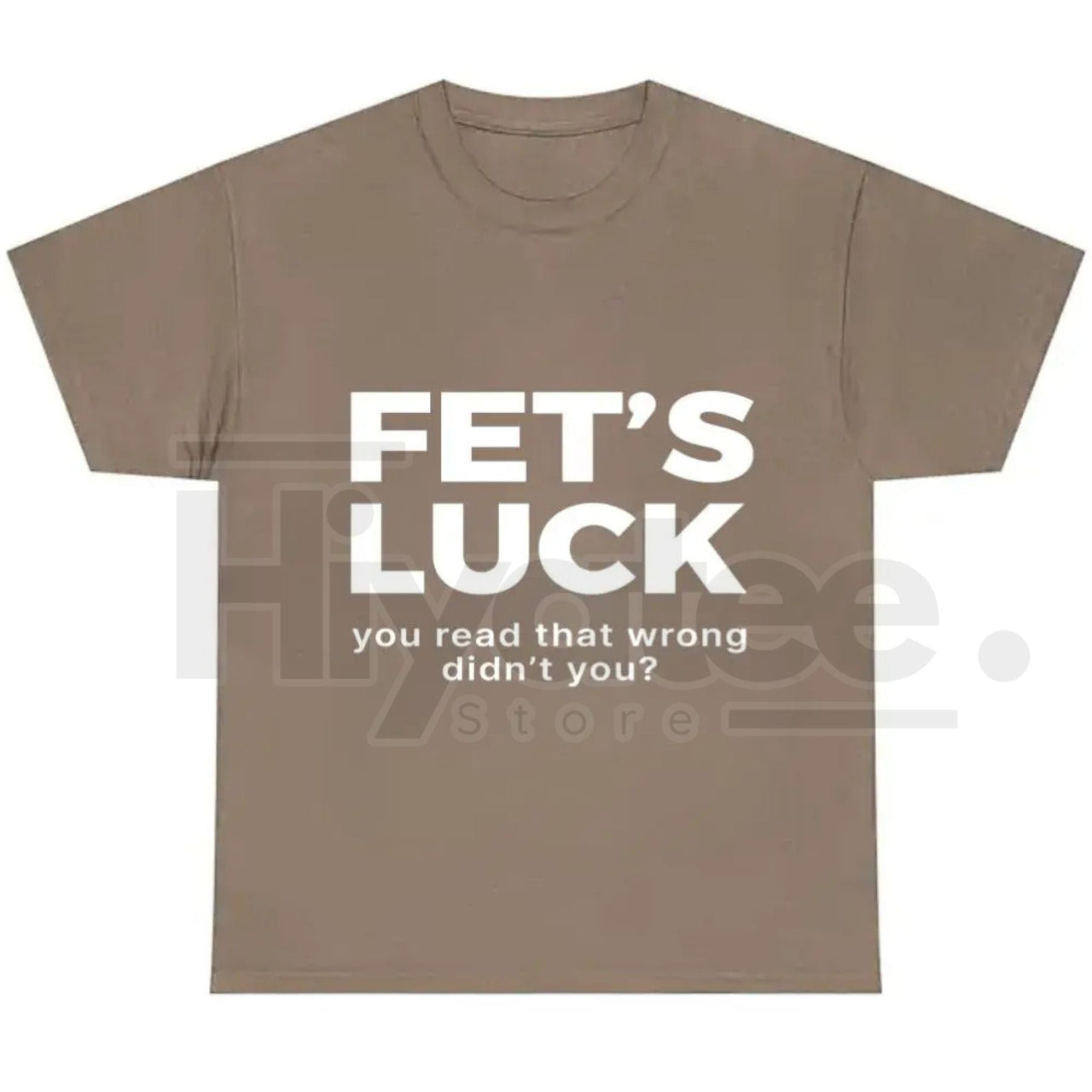 FET'S LUCK Optical Trick Shirt – Trending Humor Graphic Tee (Unisex)