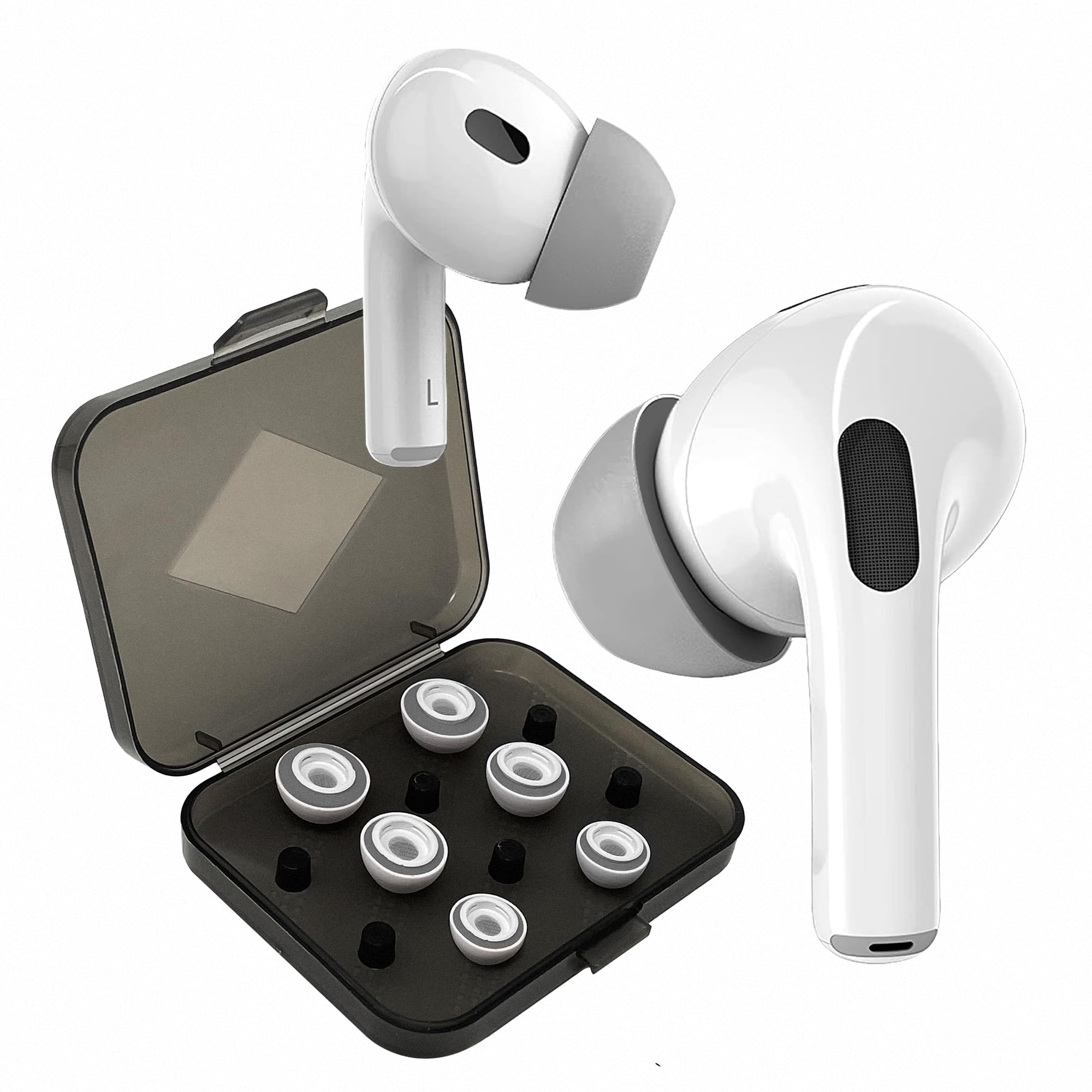 STATIK CloudBuds Earbud Tips Replacement Earbud Tips for Ear Tips Pro 1st & 2nd Gen Memory Foam Earbud Tips with Cloudfoam 3 Ear Bud Tips Replacement Sizes Large Medium & Extra Small Earbud Tips