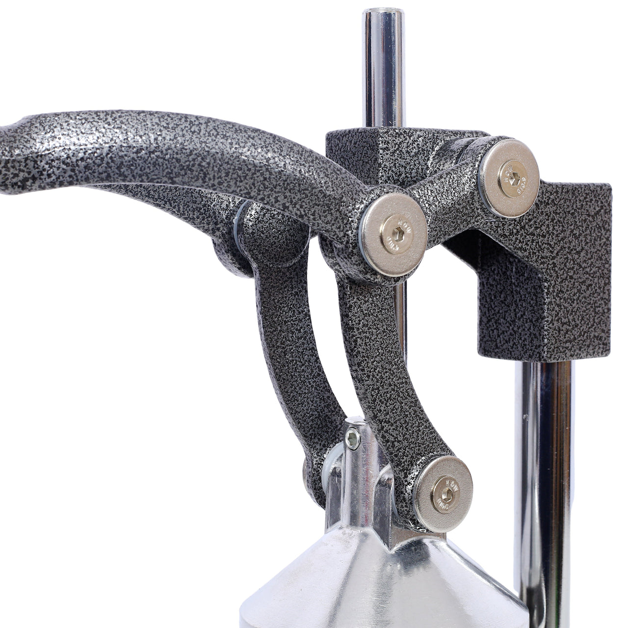 Cast Iron Citrus Juicer, Extra-Large Commercial Grade Manual Hand Press , Heavy Duty Countertop Squeezer for Fresh Orange Juice ,grey color