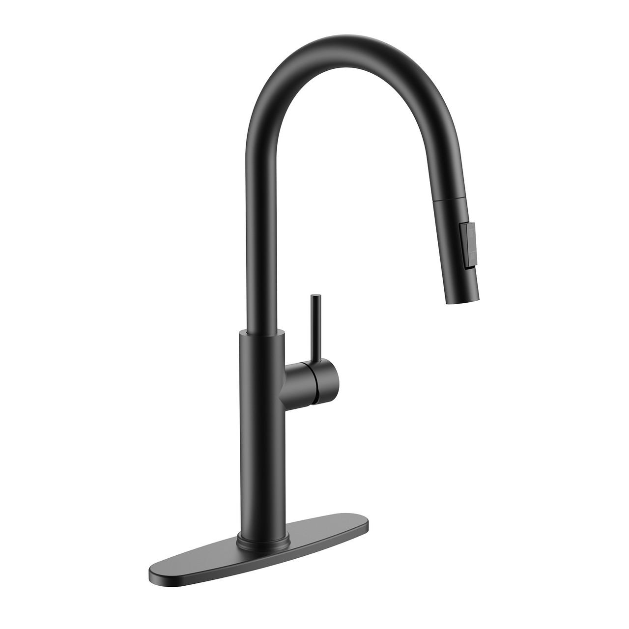Kitchen Faucet with Pull Down Sprayer Matte Black