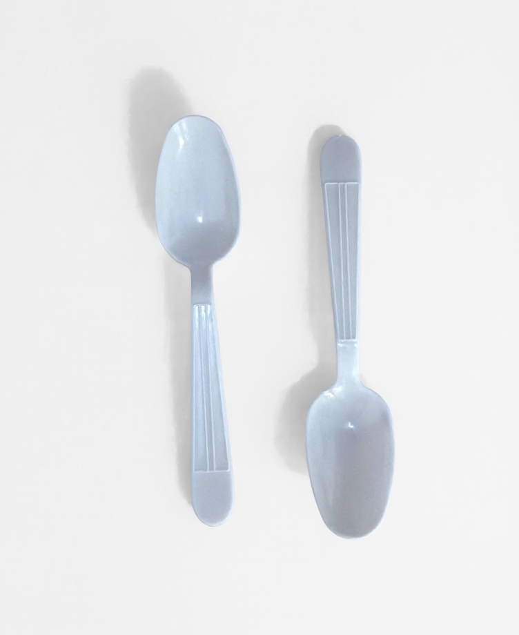 Royalty White X-Heavy Weight PP Tea Spoon, 10 Sleeves of 100 Tea Spoons (1000/cs)