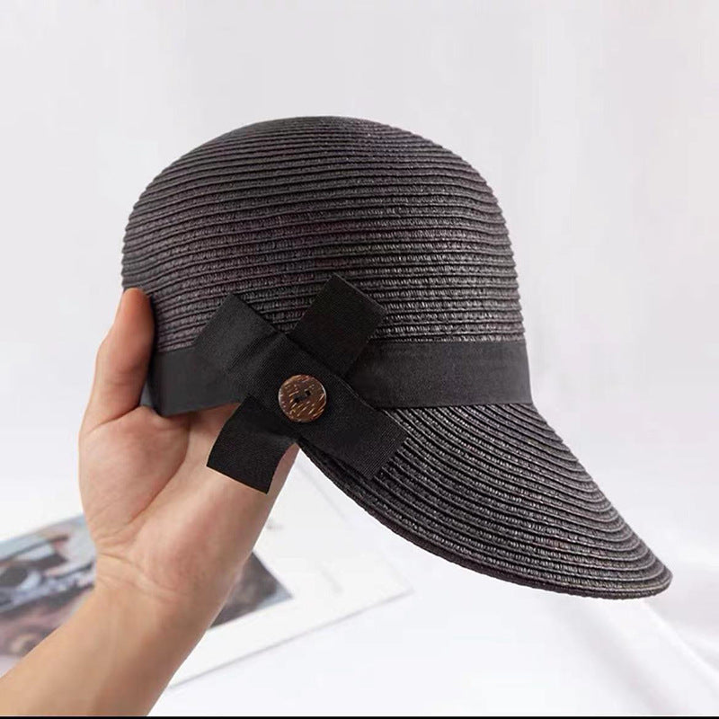 Straw Equestrian Hat Women's Outdoor Beach Casual Hat